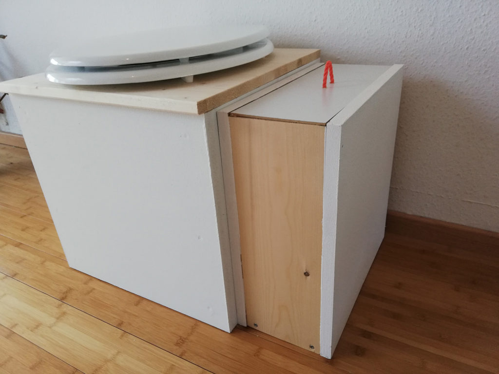 Toilette sèche d’intérieur en bois Belgique